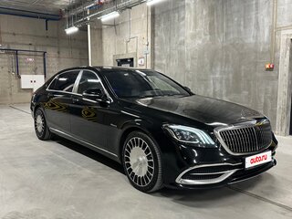2019 Mercedes-Benz Maybach S-Класс 450 I (X222) Рестайлинг, чёрный, 6590000 рублей, вид 1