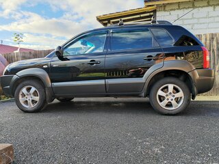 2006 Hyundai Tucson I, чёрный, 720000 рублей, вид 5