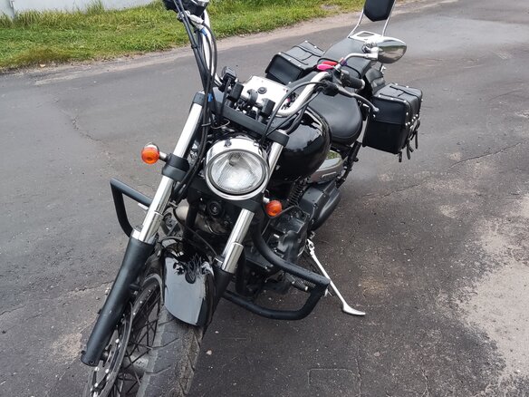 2005 Yamaha XVS1100, чёрный, 600000 рублей - вид 2