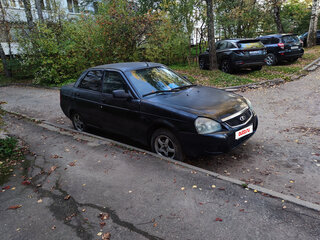 2008 Lada (ВАЗ) Priora I, чёрный, 175000 рублей, вид 5