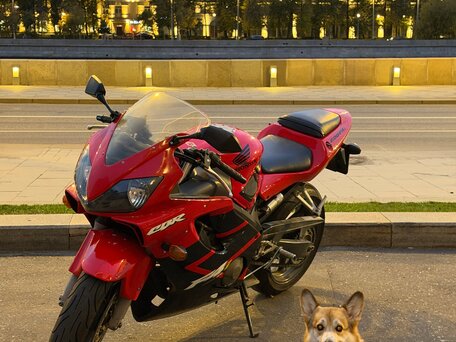 2001 Honda CBR 600F, красный, 460000 рублей, вид 3