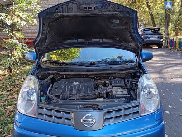 2008 Nissan Note I, синий, 560000 рублей - вид 15