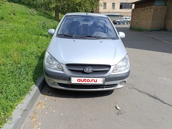 2009 Hyundai Getz I Рестайлинг, серебристый, 570000 рублей - вид 1