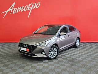2021 Hyundai Solaris II Рестайлинг, коричневый, 1585000 рублей, вид 1