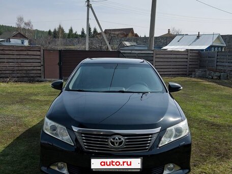 2012 Toyota Camry VII (XV50), чёрный, 1290000 рублей, вид 2