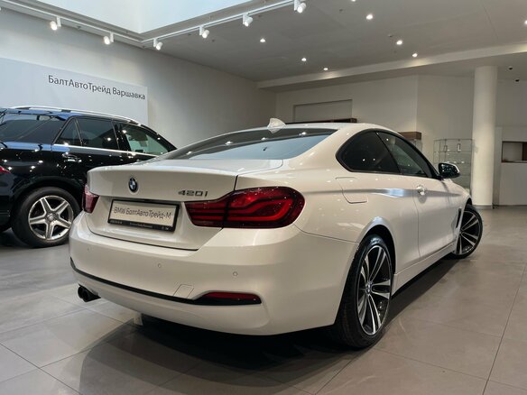 2019 BMW 4 серии 420i F32/F33/F36 Рестайлинг, белый, 2898000 рублей - вид 5