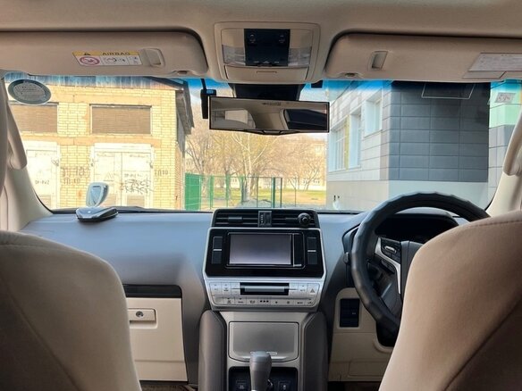 2020 Toyota Land Cruiser Prado 150 Series Рестайлинг 2, белый, 4600000 рублей - вид 11