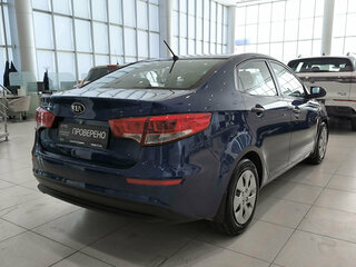 2016 Kia Rio III Рестайлинг, синий, 920000 рублей, вид 5