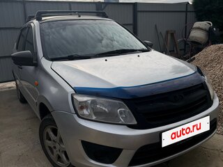 2014 Lada (ВАЗ) Granta I, серебристый, 385000 рублей, вид 1