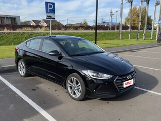 2018 Hyundai Elantra VI (AD), чёрный, 1420000 рублей, вид 3
