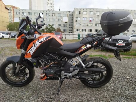 2013 KTM 200 Duke, оранжевый, 280000 рублей, вид 1