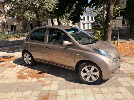 2005 Nissan Micra III (K12), бежевый, 475000 рублей, вид 3
