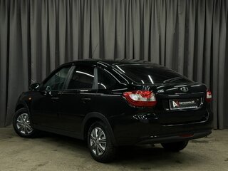 2014 Lada (ВАЗ) Granta I, чёрный, 369900 рублей, вид 3