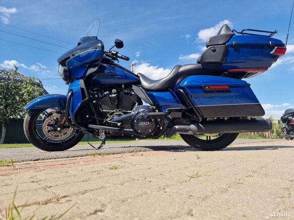 2022 Harley-Davidson Electra Glide, синий, 1590000 рублей - вид 1