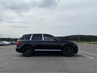2008 Porsche Cayenne S I Рестайлинг (957), чёрный, 1500000 рублей, вид 2
