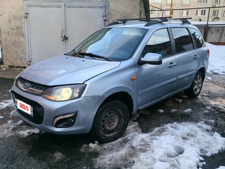 2014 Lada (ВАЗ) Kalina II, голубой, вид 1