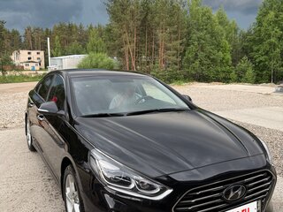 2019 Hyundai Sonata VII (LF) Рестайлинг, чёрный, 1750000 рублей, вид 2