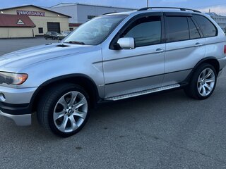 2001 BMW X5 4.4i I (E53), серебристый, 950000 рублей, вид 5