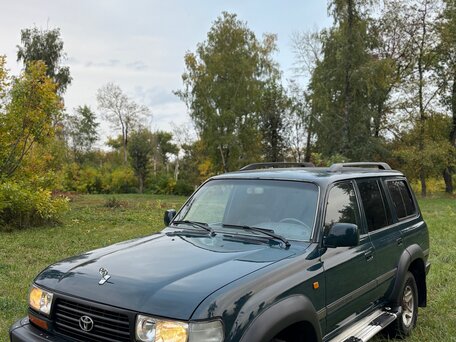 1996 Toyota Land Cruiser 80 Series Рестайлинг, зелёный, 1200000 рублей, вид 1