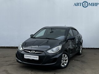 2012 Hyundai Solaris I, чёрный, 475000 рублей, вид 1