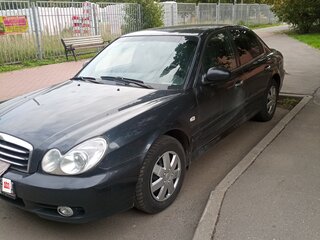 2007 Hyundai Sonata ТагАЗ IV (EF) Рестайлинг, чёрный, 560000 рублей, вид 2