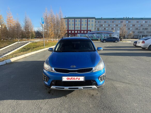 2018 Kia Rio X-Line IV, синий, 1500000 рублей