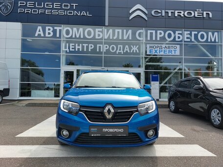 2018 Renault Sandero II Рестайлинг, синий, 1170000 рублей, вид 2