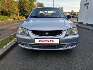 2004 Hyundai Accent ТагАЗ II, серебристый, 219000 рублей, вид 2