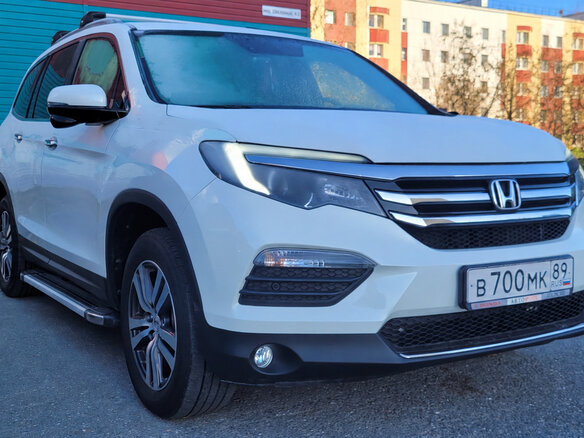 2017 Honda Pilot III, белый, 3390000 рублей - вид 1