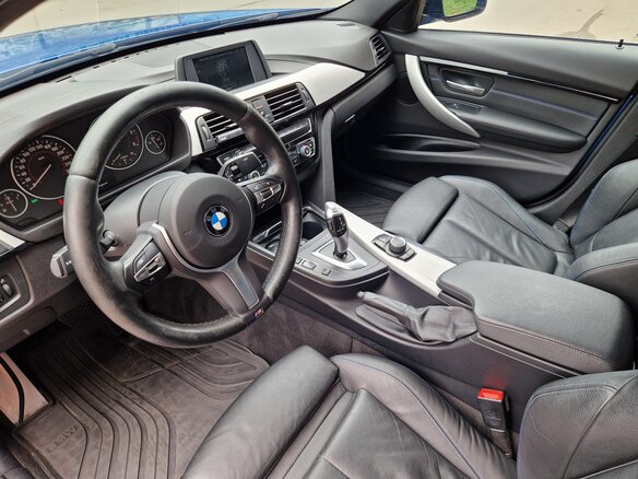 2018 BMW 3 серии 320d VI (F3x) Рестайлинг, синий, 2630000 рублей - вид 4