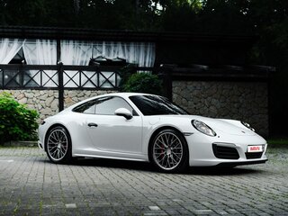 2016 Porsche 911 Carrera 4S VII (991) Рестайлинг, белый, 8099000 рублей, вид 3