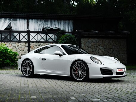 2016 Porsche 911 Carrera 4S VII (991) Рестайлинг, белый, 8249000 рублей, вид 3