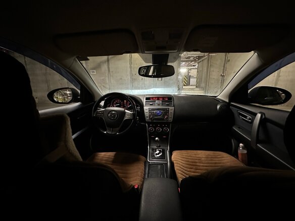 2008 Mazda 6 II (GH), пурпурный, 700000 рублей - вид 10