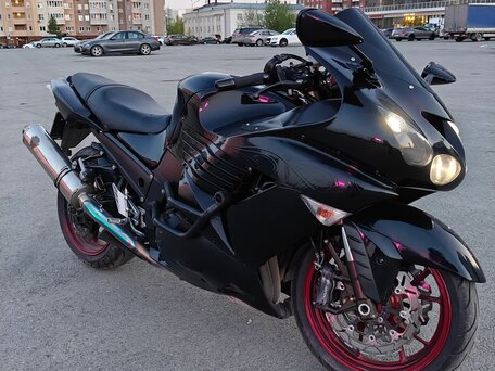 2007 Kawasaki ZZR 1400, чёрный, 620000 рублей, вид 5