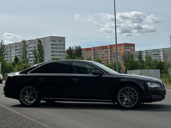 2014 Audi A8 Long III (D4), чёрный, 1850000 рублей - вид 8