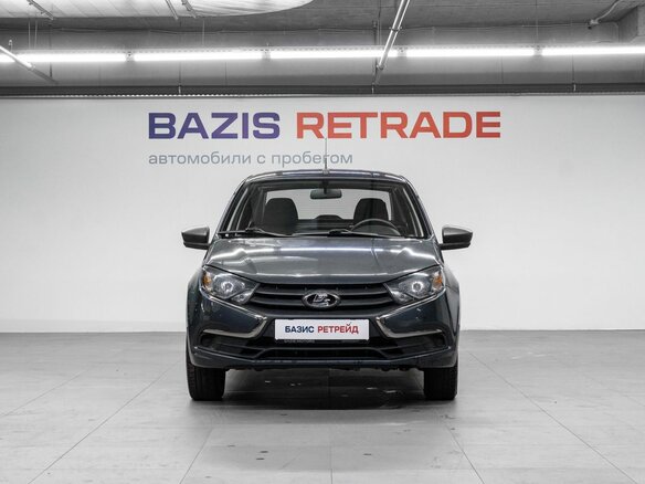 2019 Lada (ВАЗ) Granta I Рестайлинг, серый, 515000 рублей - вид 1