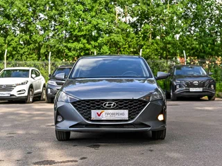 2020 Hyundai Solaris II Рестайлинг, серый, 1357000 рублей, вид 3