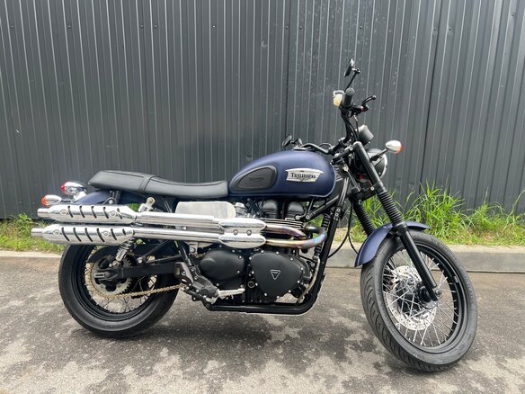 2014 Triumph Scrambler, фиолетовый, 650000 рублей - вид 5