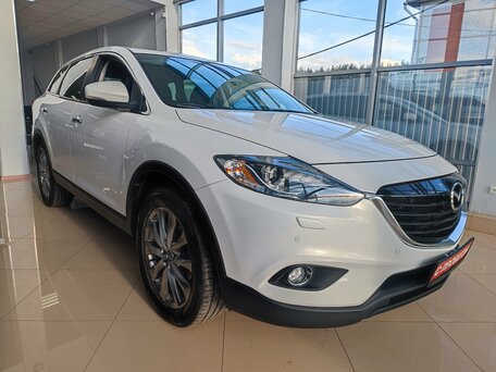 2014 Mazda CX-9 I Рестайлинг, белый, 1685000 рублей, вид 3