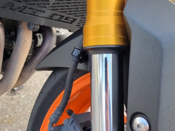 2014 Yamaha MT-09 (FZ-09), оранжевый, 500000 рублей - вид 15