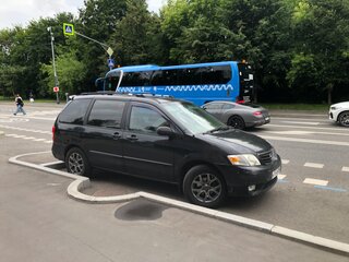 2001 Mazda MPV II (LW), чёрный, 380000 рублей, вид 1
