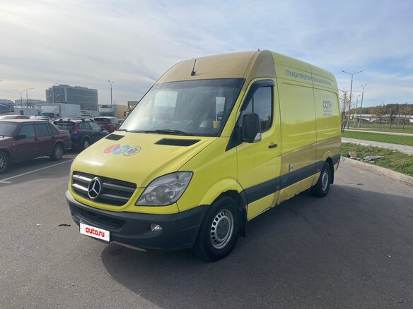 2013 Mercedes-Benz Sprinter, жёлтый, 1350000 рублей - вид 10