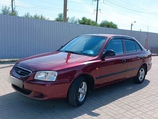 2008 Hyundai Accent ТагАЗ II, красный, 480000 рублей, вид 4