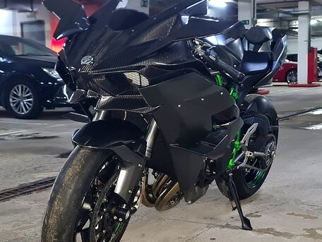 2021 Kawasaki Ninja H2R, серый, 6900000 рублей, вид 1