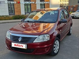 2010 Renault Logan I Рестайлинг, красный, 380000 рублей, вид 2