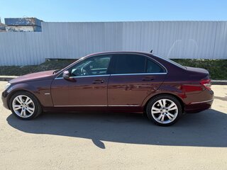 2008 Mercedes-Benz C-Класс 220 III (W204), пурпурный, 975000 рублей, вид 3