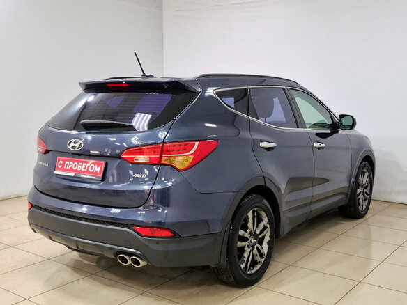 2012 Hyundai Santa Fe III, синий, 1665000 рублей - вид 3