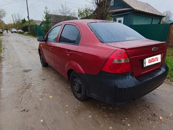 2007 Chevrolet Aveo I Рестайлинг, красный, 140000 рублей - вид 5