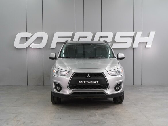 2014 Mitsubishi ASX I Рестайлинг, серебристый, 1269000 рублей - вид 2