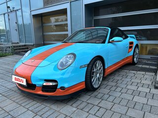 2008 Porsche 911 Turbo VI (997), голубой, 8000000 рублей, вид 2